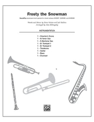Frosty the Snowman Instrumental Parts choral sheet music cover